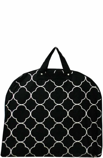 Black and White Garment Bag