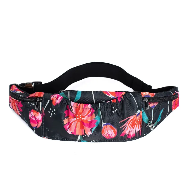 POMPOM FLORAL BLACK