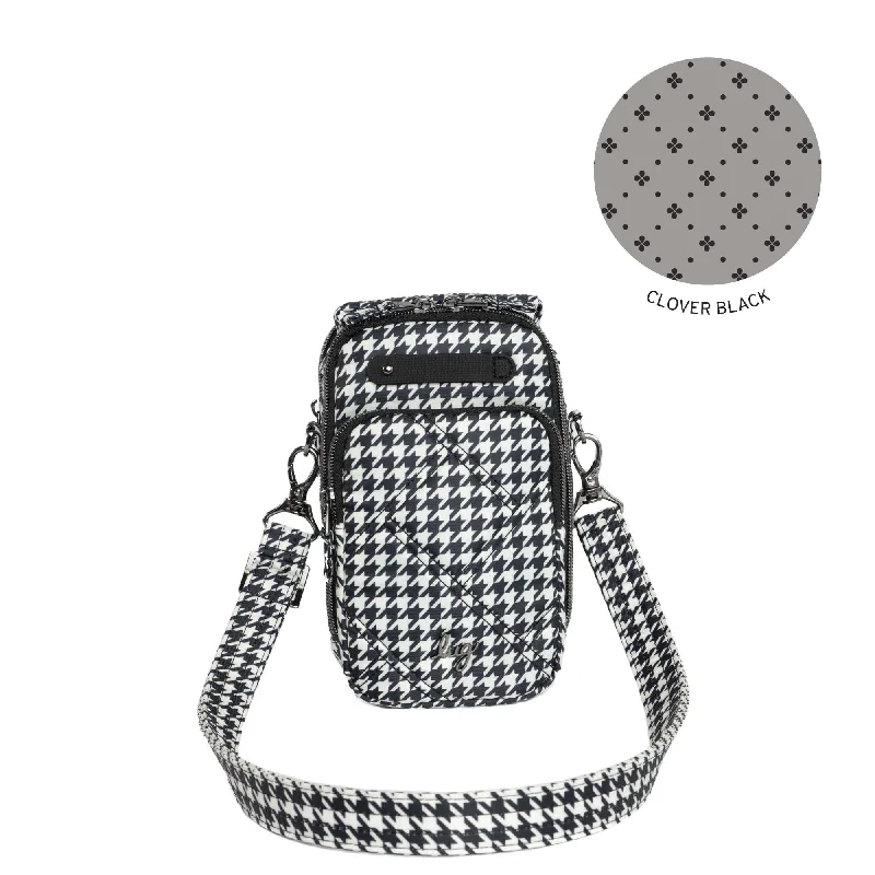 MICRO HOUNDSTOOTH BLACK