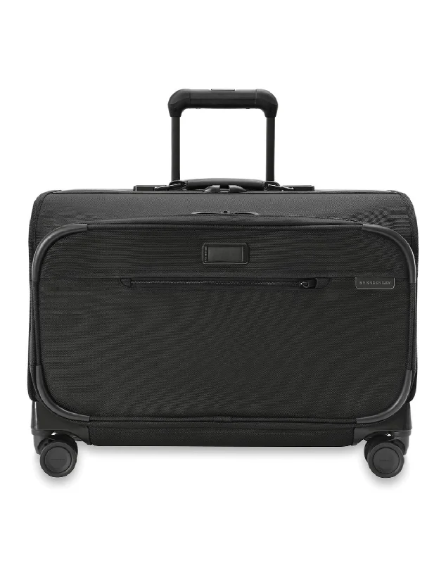 BASELINE Wide Carry-On Wheeled Garment Spinner - Black