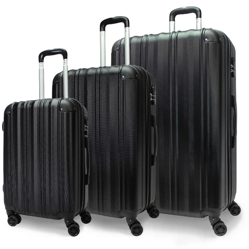 World Traveler Kemyer Quest 3-Piece Expandable Hardside  Spinner Luggage Set