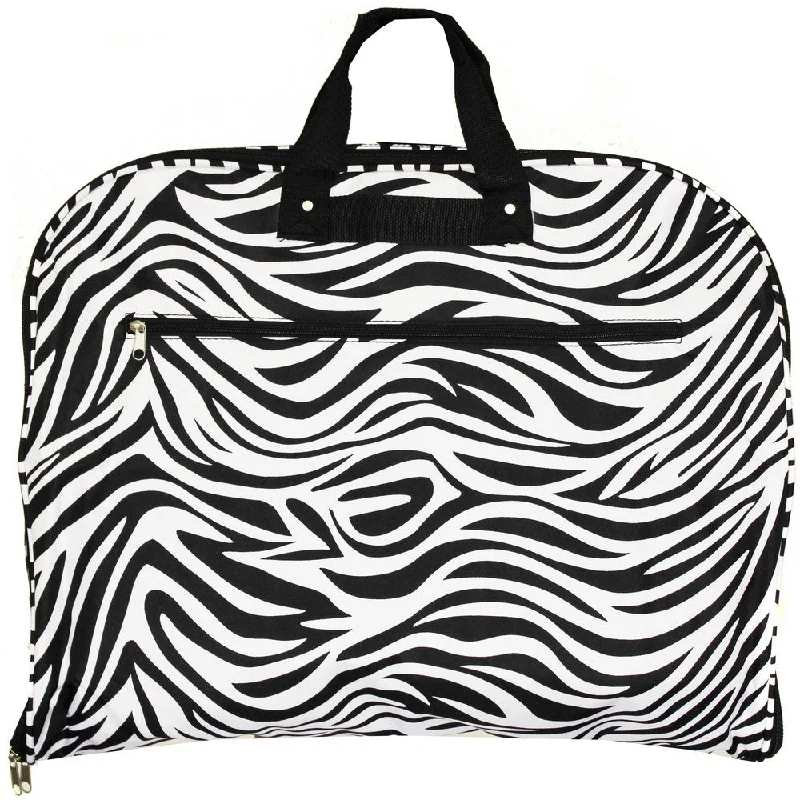 World Traveler Zebra 40-inch Hanging Garment Bag