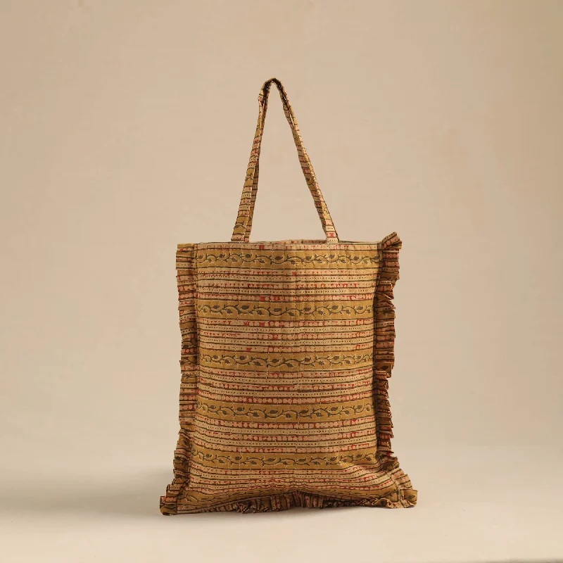 Handcrafted Cotton Frill Jhola Bag 08