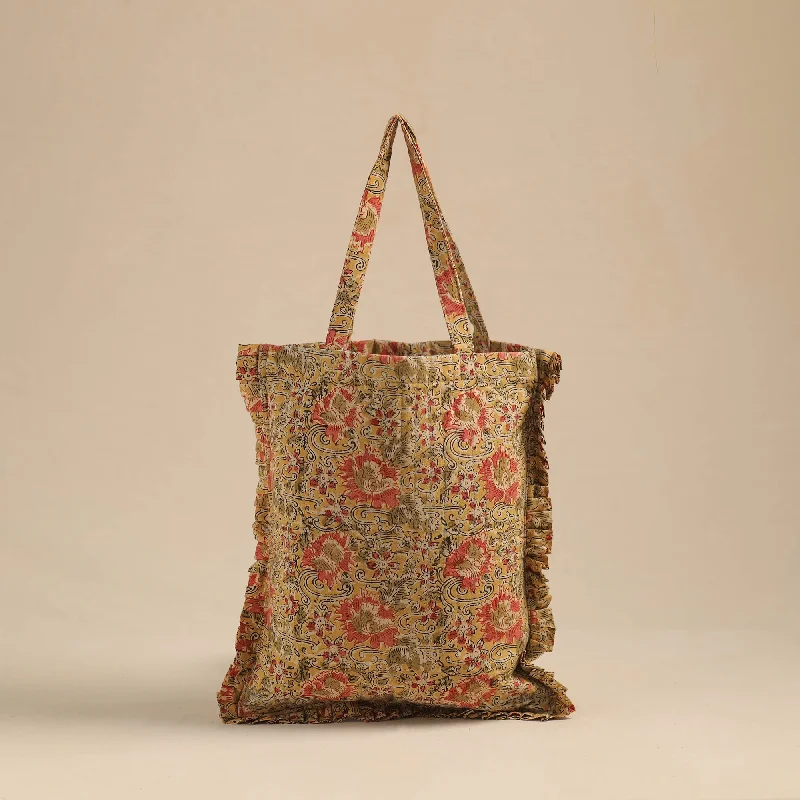 Handcrafted Cotton Frill Jhola Bag 09