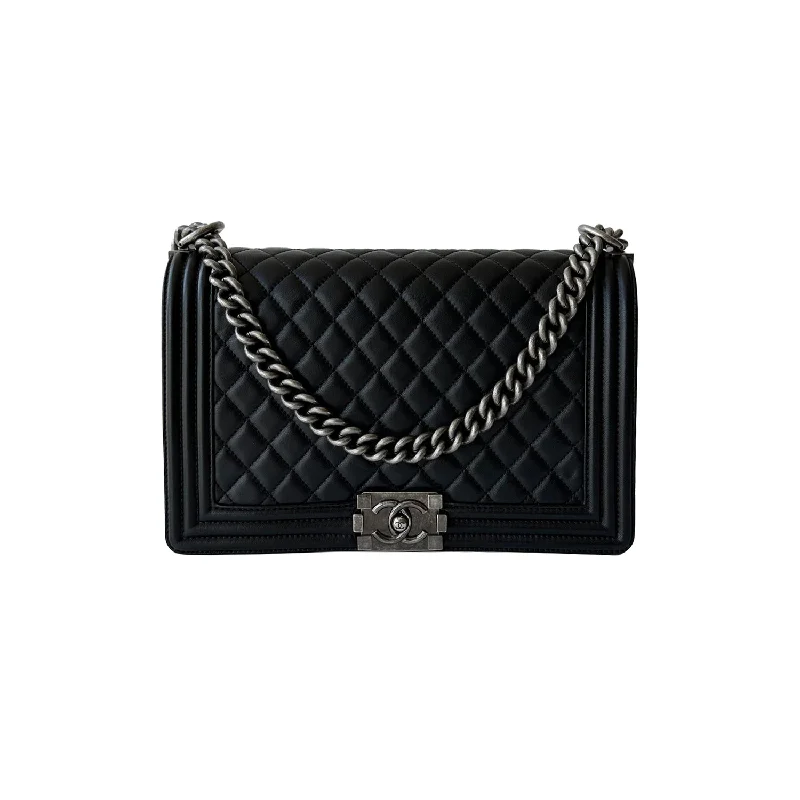 Chanel Quilted Large Boy Bag