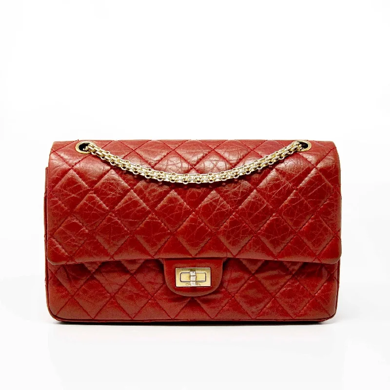 Chanel Red Calfskin 2.55 Reissue 266