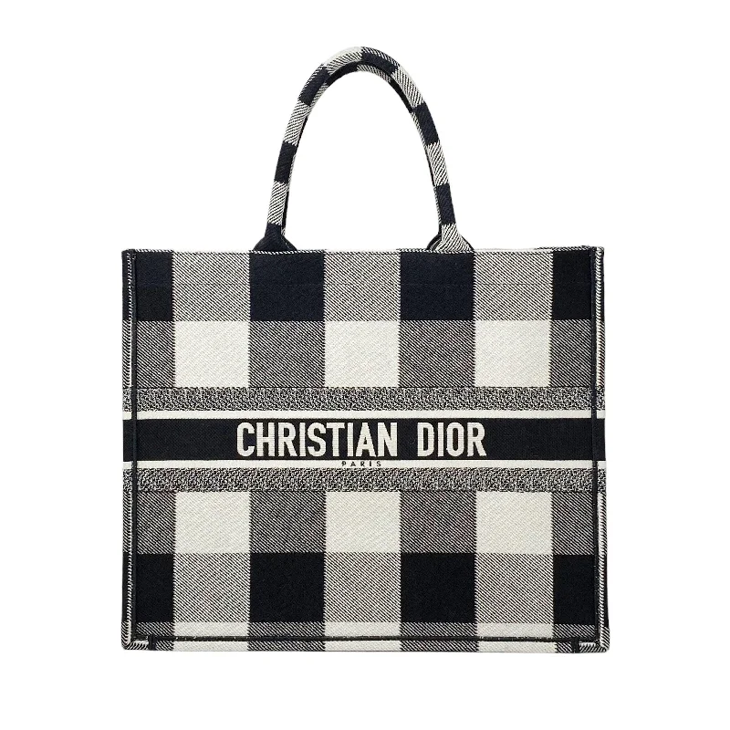 Dior Black Large Book Tote