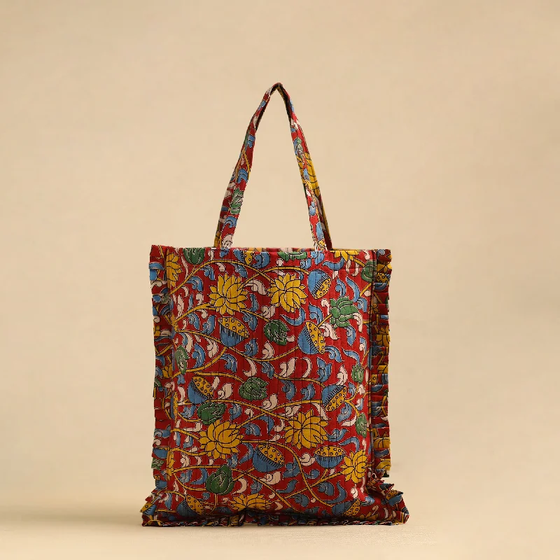 Handcrafted Cotton Frill Jhola Bag 12