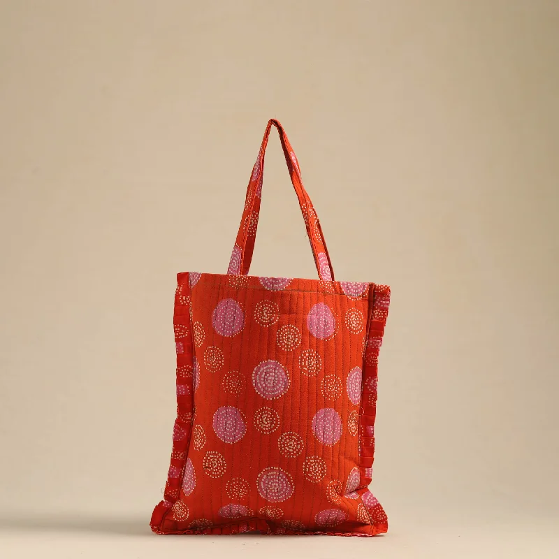 Handcrafted Cotton Frill Jhola Bag 62