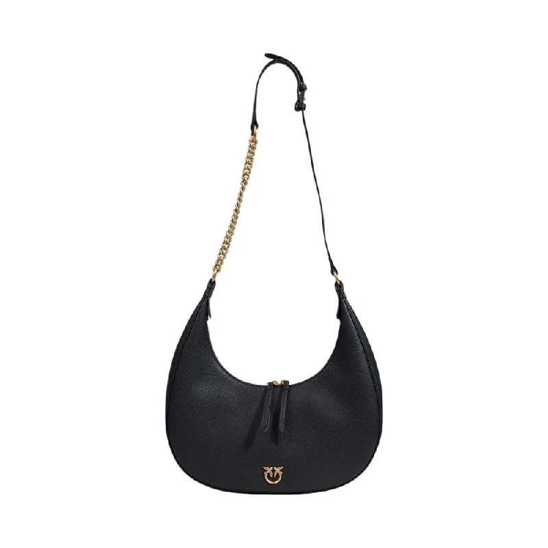 PINKO Black Leather Handbag – Fall/Winter Luxury