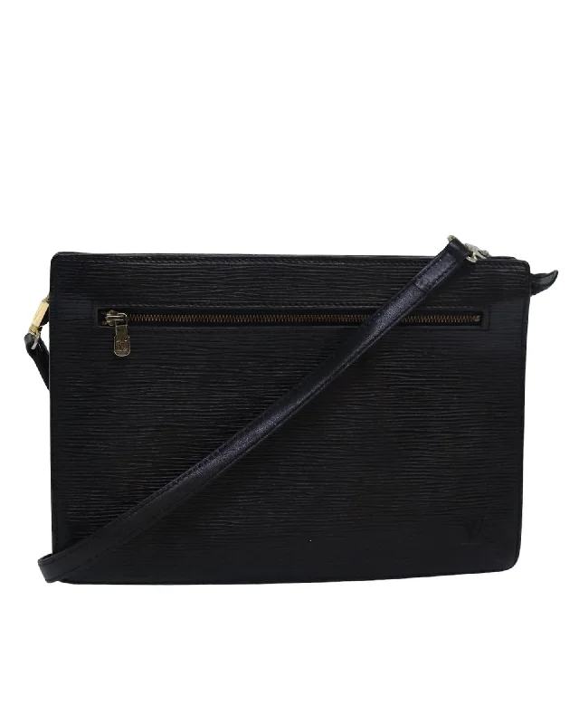 Epi Leather Angian 2-Way Shoulder Bag with Strap