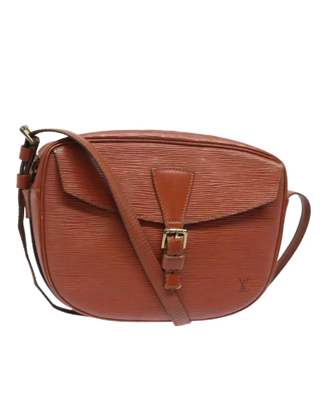 Epi Leather Shoulder Bag with Adjustable Strap