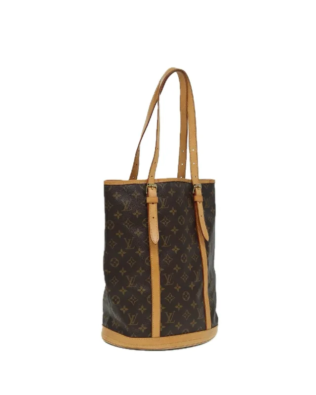 Monogram Canvas Bucket Shoulder Bag