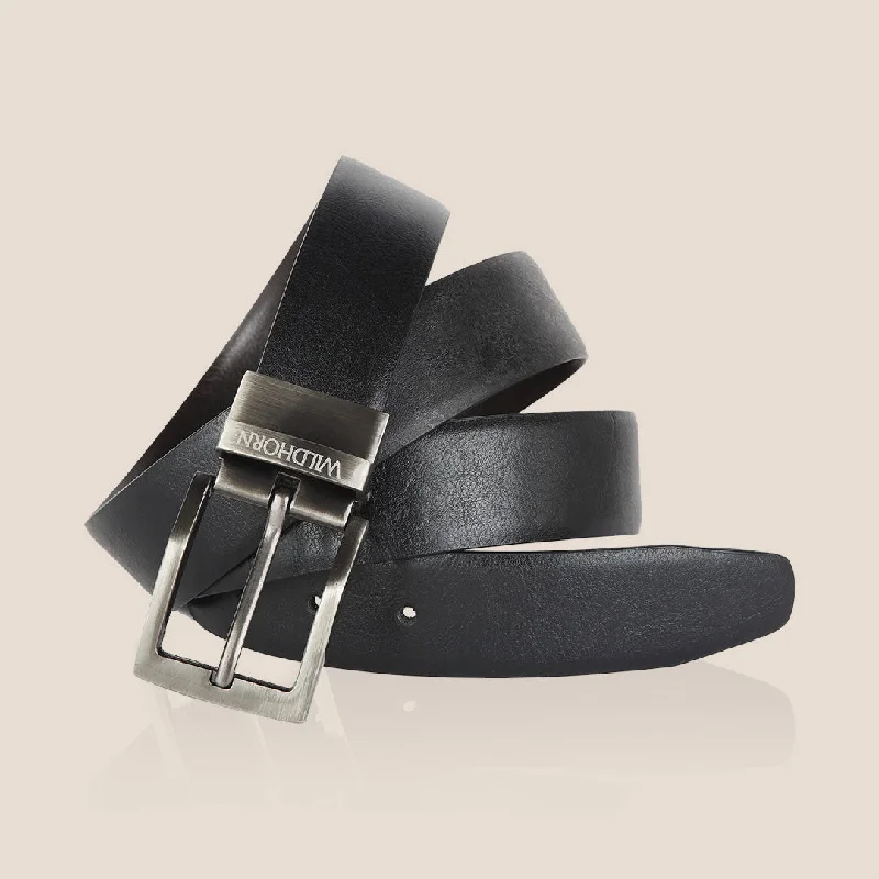 WILDHORN Premium Reversible Leather Belt for Men