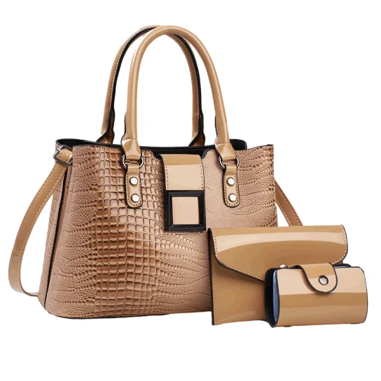 Croc Couture: Textured Elegance Handbag for Sophisticated Style