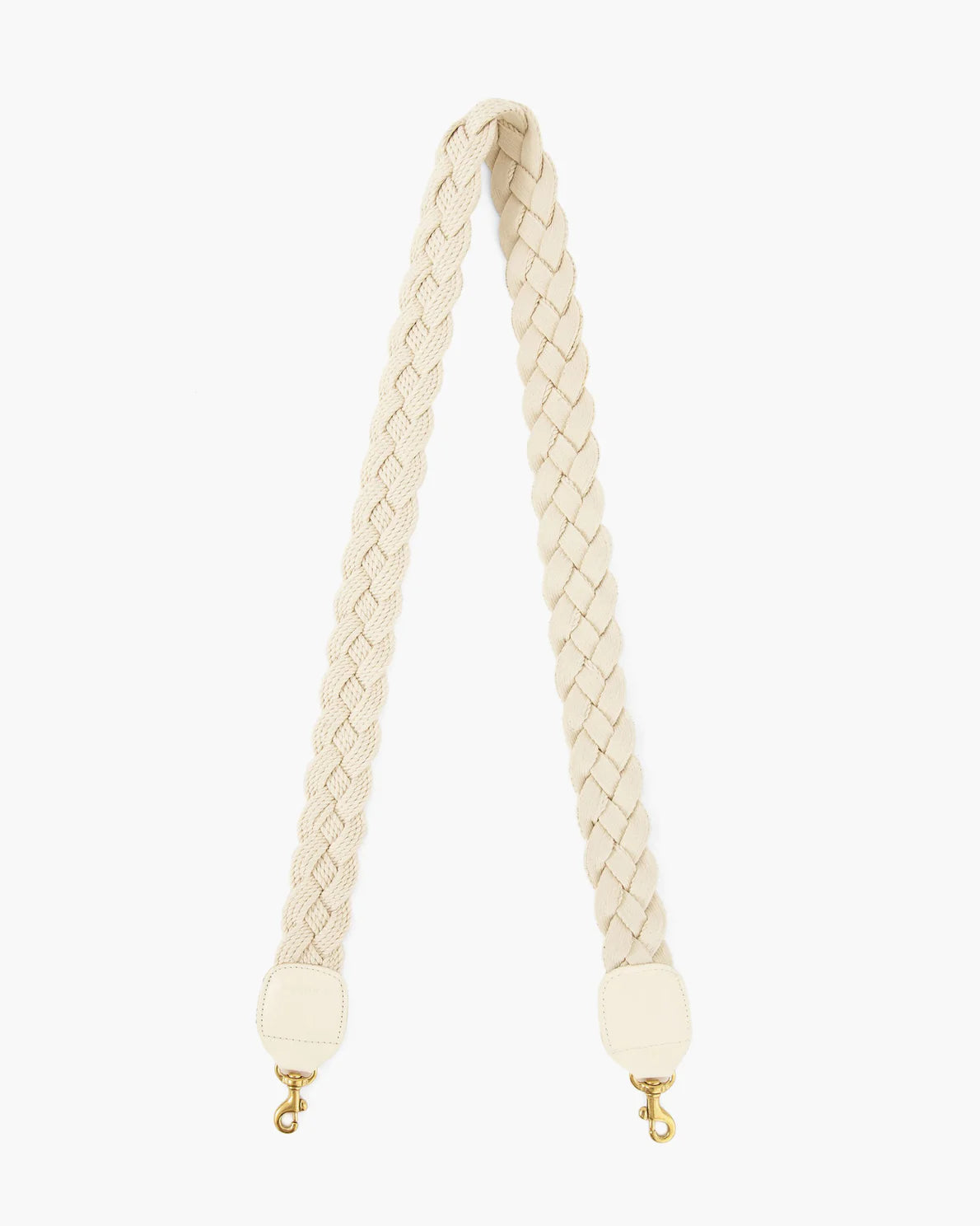 Crossbody Strap Cream Braided Rope