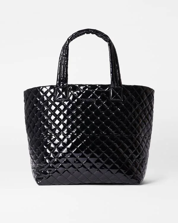 Metro Tote Deluxe Large Black Lacquer