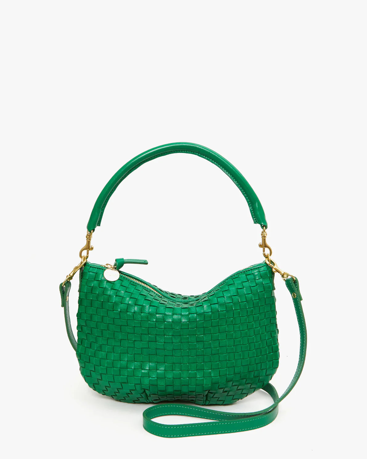 Petit Moyen Messanger Grass Woven Checker