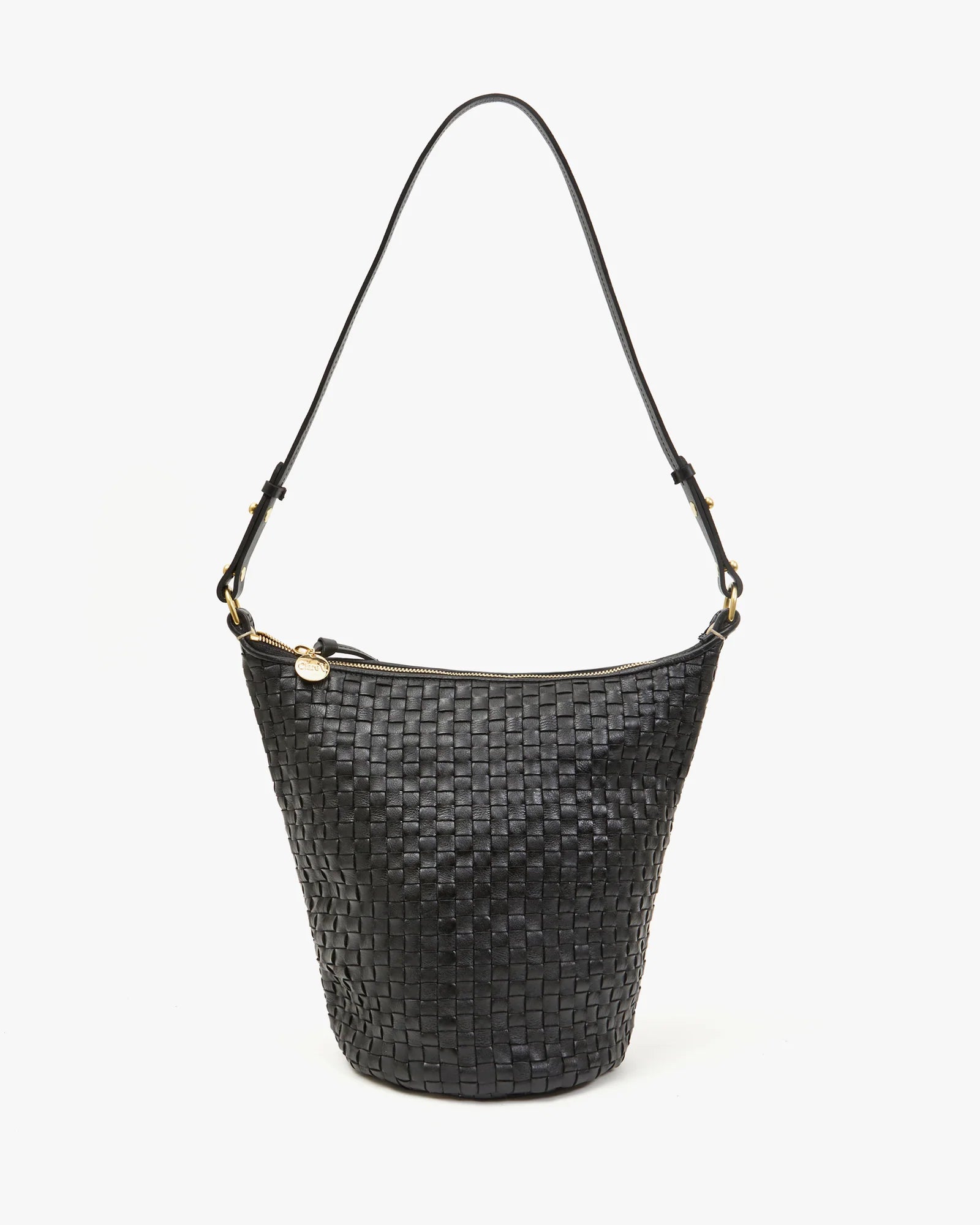 Petite Jeanne Black Woven Checker