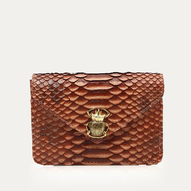 Python Card Holder Alex Washed Copper