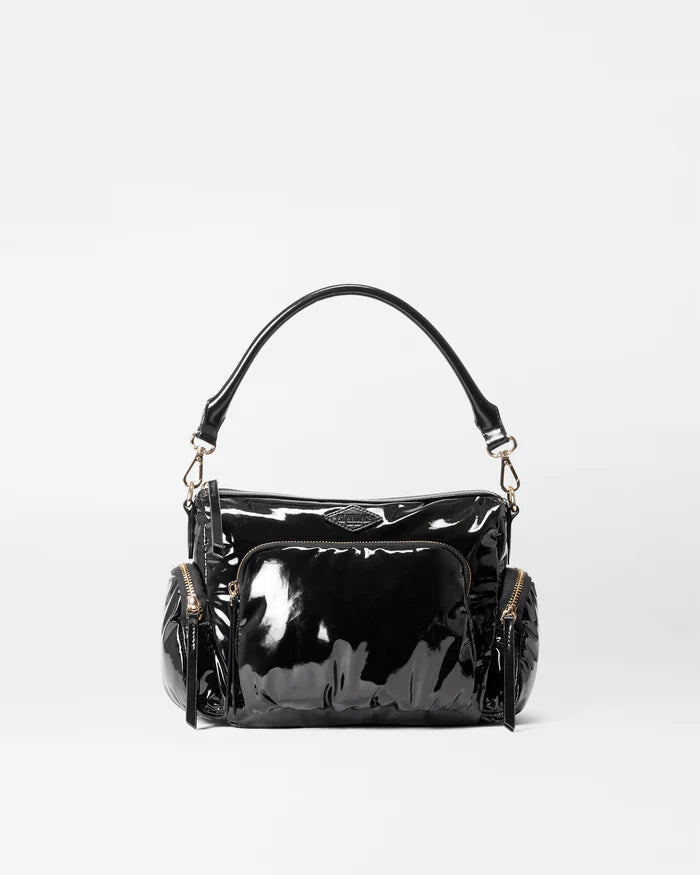 Small Chelsea Crossbody Black Lacquer