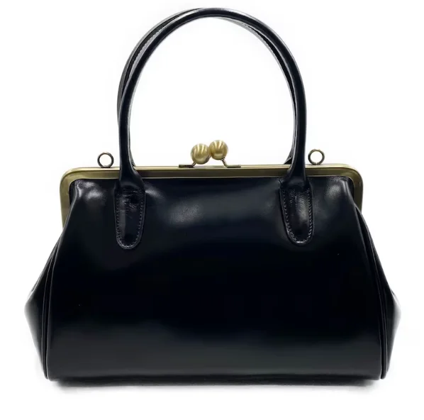 Sophisticated Elegance: The Black Leather Handbag