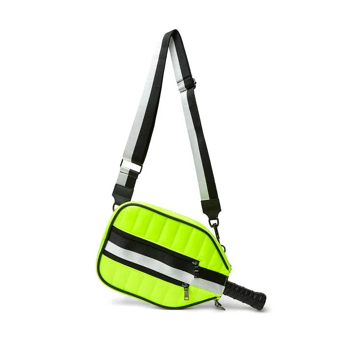 Sporty Pickleball Crossbody Neon Yellow